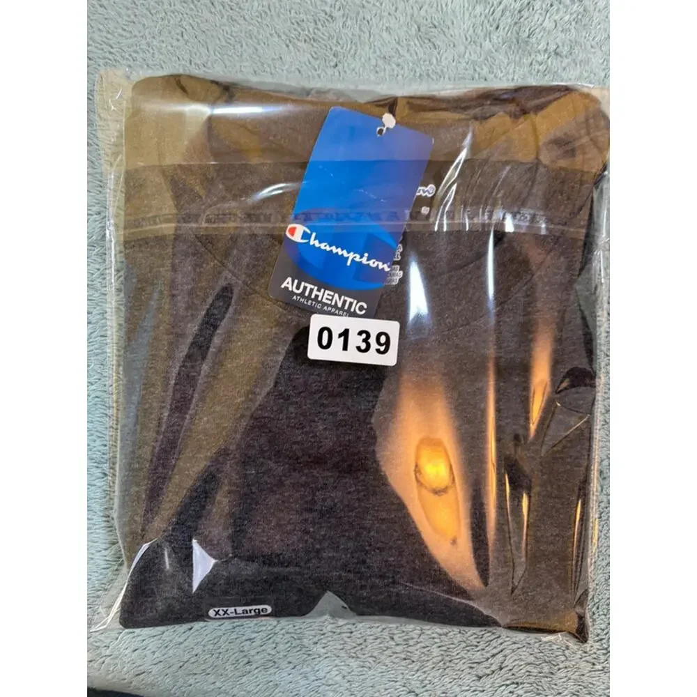 Champion Authentic Crewneck Black T-shirt US UK (2XL) - Picture 12 of 12